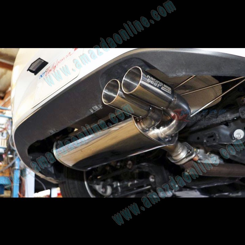 Racing Beat Power Pulse Twin Tip Exhaust Cat-Back fits 15-23 Miata [ND] 56475