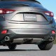 AutoExe Stainless Steel Exhaust Muffler fits 13-18 Mazda3 [BM BN]5-Door 1.5L