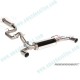 Racing Beat Power Pulse Stainless Steel Exhaust Cat-Back fits 10-13 Mazdaspeed3 [BL3FW]