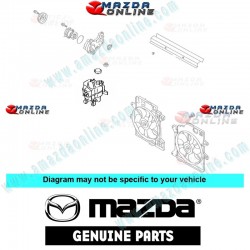 Mazda Genuino Tanque de Sub-Radiador AJ34-15-350E para 2000-2003 Mazda Tribute [EP]