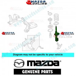 Mazda Genuine Front Right Shock Absorber B30D-34-700C fits 98-03 MAZDA323 [BJ]