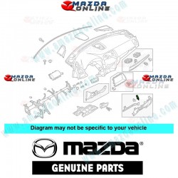 Mazda Genuino Amortiguador de Guantera BBP3-64-08X para 2013-2016 Mazda CX-5 [KE]