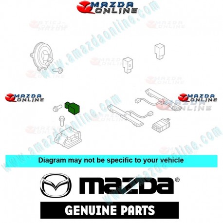 Mazda Genuine Ft Impact Airbag Sensor BP4K-57-K1XB fits 03-08 MAZDA3 [BK]