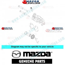Mazda Genuine Caliper Seal Kit BPYK-26-45ZA fits 12-18 MAZDA BINATE [CC] BPYK-26-45ZA