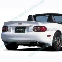AutoExe Escape Cat-Back de Acero Inoxidable 1998-2005 Mazda Miata [NB]