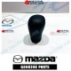 Mazda Genuine Black Leather Manual Gear Shift Knob R503-17-520B-00 fits 93-95 Mazda RX-7 [FD3S]