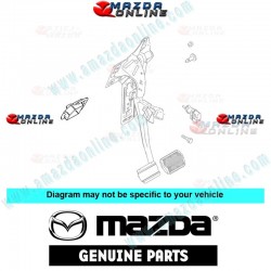 Mazda Genuine Brake Padel Plate BP4N-43-090B fits 06-12 MAZDA5 [CR,CW]