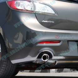 AutoExe Stainless Steel Exhaust Muffler Tip fits 2008-2018 Mazda3 1.5L [BL,BM]