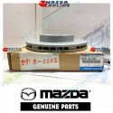Mazda Genuino Kit de Discos de Freno de 2 Piezas BJ0Y-33-25X para 1998-2003 Mazda 323 [BJ]