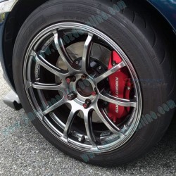 KnightSports Kit de Frenos Deportivos 6-POT con Caliper Cromado 2003-2012 Mazda RX-8 [SE3P]