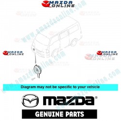 Mazda Genuine Low Tone Horn S41A-66-790A fits 99-20 MAZDA BONGO [SK, SL]