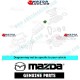 Mazda Genuine Oil Filter Cap ZZC2-10-250 fits MAZDA(s)