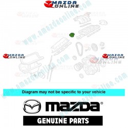 Mazda Genuino Tapa de Filtro de Aceite ZZC2-10-250