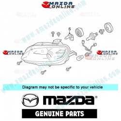 Mazda Genuino Bombilla de Luz Alta 9070-38-650 para 2005-2011 Mazda