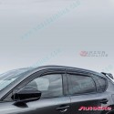 AutoExe Clip-on Type Smoke Window Vent Visors fits 2022-2024 Mazda CX-60 [KH] MKH0400