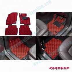 AutoExe Sports Checker Carpet Mats fits 17-24 Mazda CX-5 [KF]