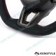 Kenstyle Flat Bottomed Leather Steering Wheel fits 17-24 Mazda2 [DJ]