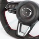 Kenstyle Flat Bottomed Leather Steering Wheel fits 17-18 Mazda3 [BN]