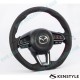 Kenstyle Flat Bottomed Leather or Suede Steering Wheel fits 17-23 Mazda CX-5 [KF]