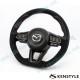 Kenstyle Flat Bottomed Leather or Suede Steering Wheel fits 17-23 Mazda CX-5 [KF]