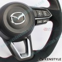 Kenstyle Volante de Fondo Plano de Gamuza para 2017-2024 Mazda CX-5 [KF]