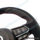 Kenstyle Flat Bottomed Suede Steering Wheel fits 17-24 Mazda CX-5 [KF]