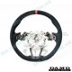 Damd Flat Bottomed Suede Steering Wheel fits 17-24 Mazda CX-3 [DK]