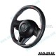 Damd Flat Bottomed Nappa Leather Steering Wheel fits 13-16 Mazda3 [BM]