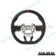 Damd Flat Bottomed Nappa Leather Steering Wheel fits 15-16 Mazda CX-3 [DK]