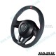 Damd Flat Bottomed Suede Steering Wheel fits 15-16 Mazda CX-3 [DK]