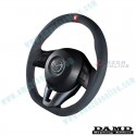 Damd Volante de Fondo Plano de Gamuza para 2013-2016 Mazda CX-5 [KE]