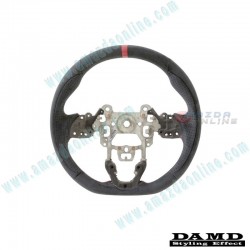 Damd Volante de Fondo Plano de Gamuza para 2013-2016 Mazda CX-5 [KE]