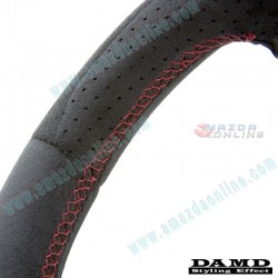Damd Volante de Fondo Plano de Gamuza para 2013-2016 Mazda CX-5 [KE]