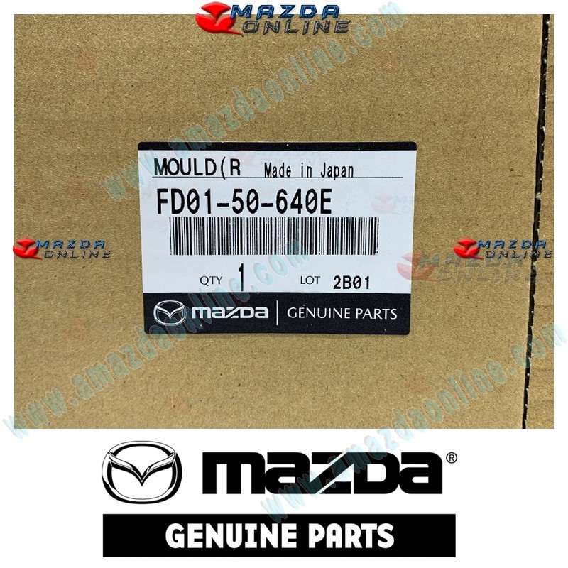 Mazda Moldura de Cinturon Derecha FD01-50-640E para 1992-2002 Mazda RX-7 [FD3S]