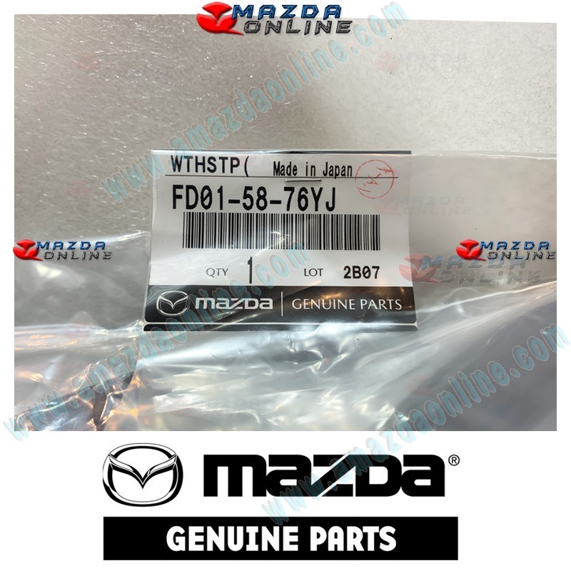 Mazda Genuine Right Weatherstrip FD01-58-76YJ fits Mazda RX-7 