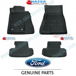 FORD OEM Front & Rear All Weather Floor Mats [LHD] fits 15-21 Ford Mustang