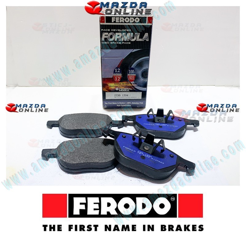 Ferodo Pastilla de Freno TS2000 para 2003-2012 Mazda3 [BK,BL], Mazda5 [CR,CW], Biante