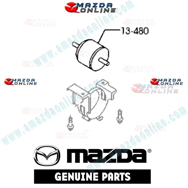 Mazda Genuine Fuel Filter AJ03-13-480 fits 00-11 MAZDA TRIBUTE [EP