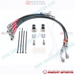 KnightSports Racing Brake Line Kit fits 03-12 RX-8 [SE3P]
