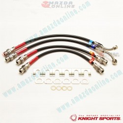 KnightSports Racing Brake Line Kit fits 86-92 RX-7 [FC]