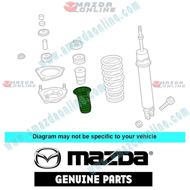 Mazda Genuine Spring Seat N243-34-012 fits 15-24 Mazda MX-5 Miata