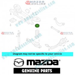 Mazda Genuino Goma de Asiento Superior C273-28-012C para 2012-2018 Mazda Biante [CC]