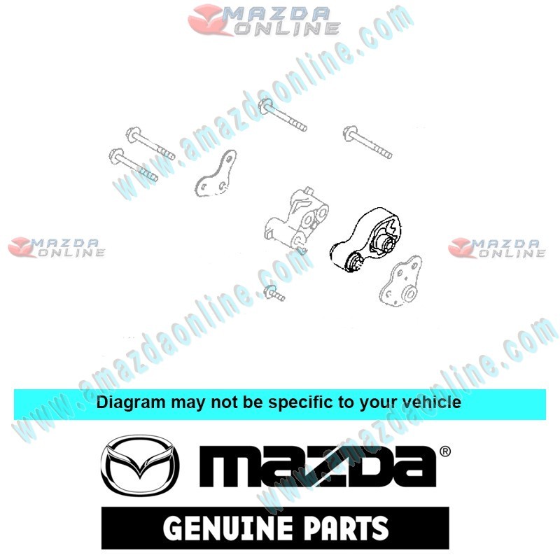 Mazda Genuine Rear Engine Mount KH31-39-040 fits 13-18 Mazda3 [BM