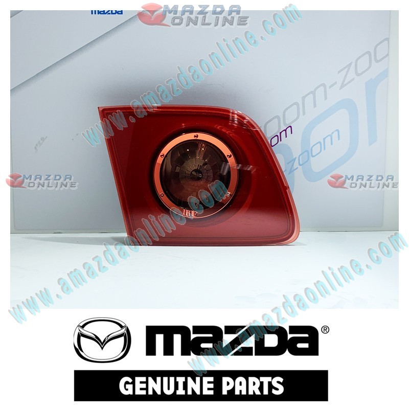 Mazda Genuino Lente y Cuerpo de Tapa de Maletero Izquierda BN8V-51-3J0C para 2003-2005 Mazda3 [BK]