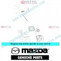 Mazda Genuino Lente y Cuerpo de Tapa de Maletero Izquierda BN8V-51-3J0C para 2003-2005 Mazda3 [BK]