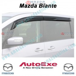AutoExe Clip-on Type Smoke Window Vent Visors fits 2008-2018 Mazda Biante [CC]