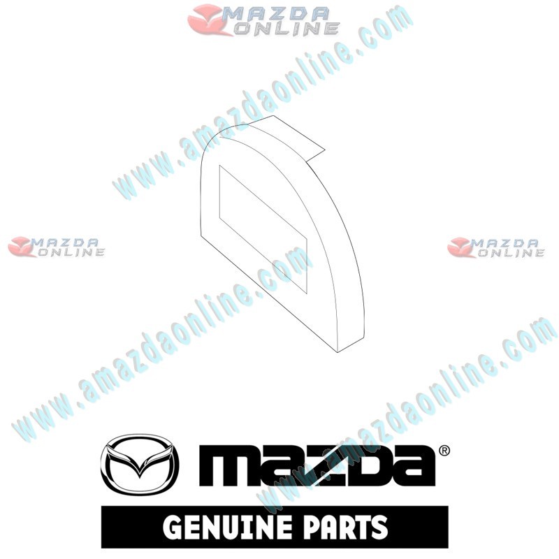 Mazda Genuine Left Tow Bracket Cover TK21-50-A12-BB fits 12-15 MAZDA CX-9 [TB] TK21-50-A12-BB