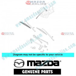 Mazda Genuino Escobilla de Limpiaparabrisas Delantero B30L-67-330 para 2000-2011 Mazda Tribute [EP]