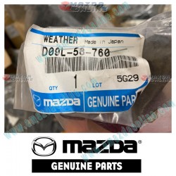 Mazda Genuine Right Door Weather Strip D09L-58-760 fits 15-20 MAZDA2 [DJ]