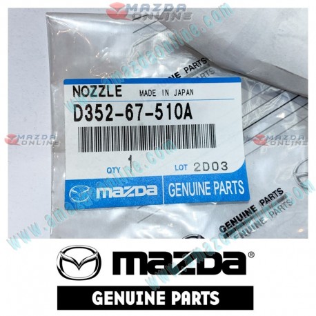 Mazda Genuine Washer Nozzle D352-67-510A fits 02-07 MAZDA2 [DY]